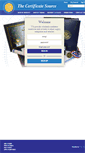 Mobile Screenshot of certificatesource.com